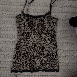 Leopard Print Cami Top